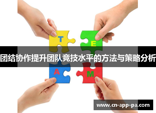 团结协作提升团队竞技水平的方法与策略分析