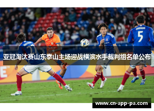 亚冠淘汰赛山东泰山主场迎战横滨水手裁判组名单公布